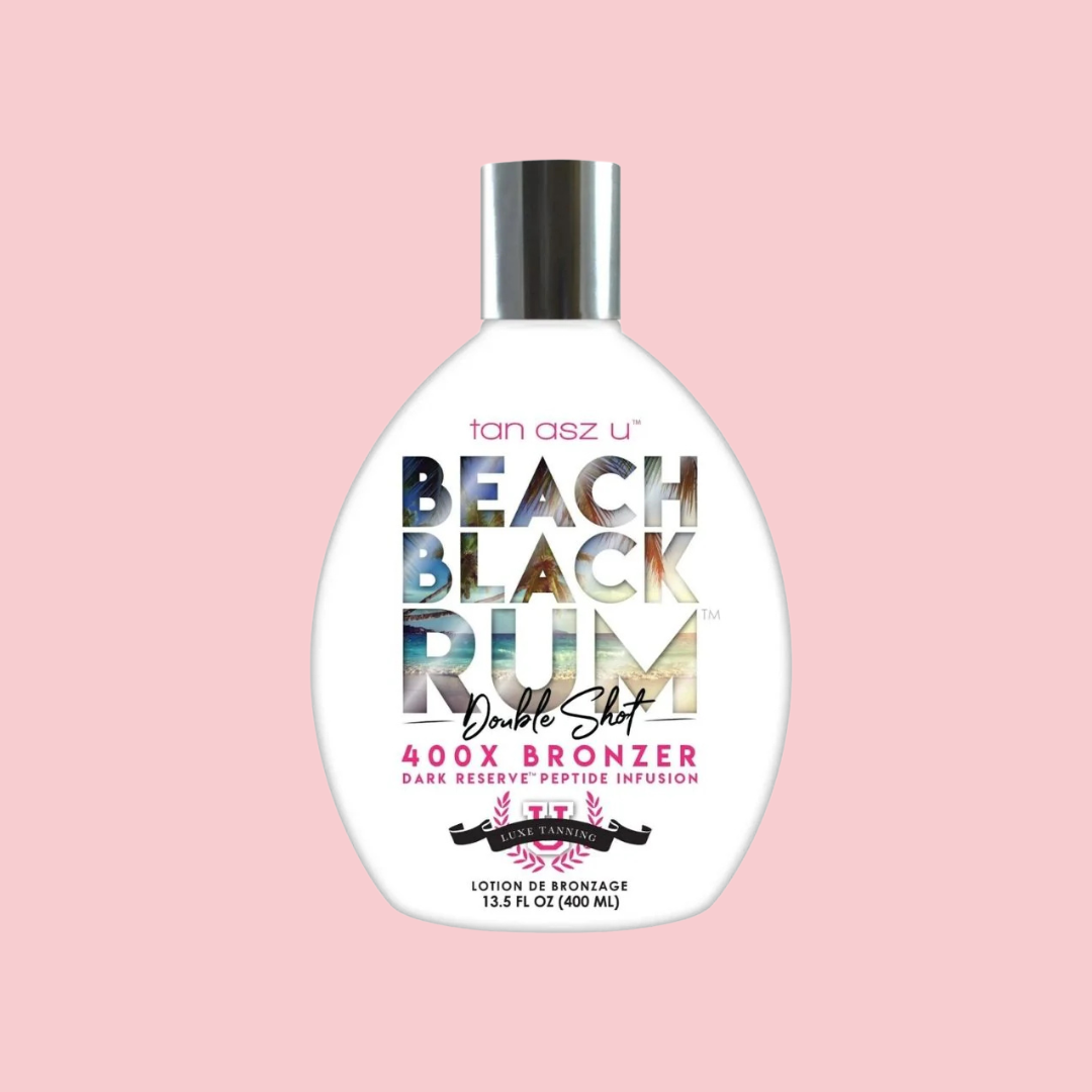 Tan Asz U Beach Black Rum Indoor Tanning Double Shot 400X Bronzer