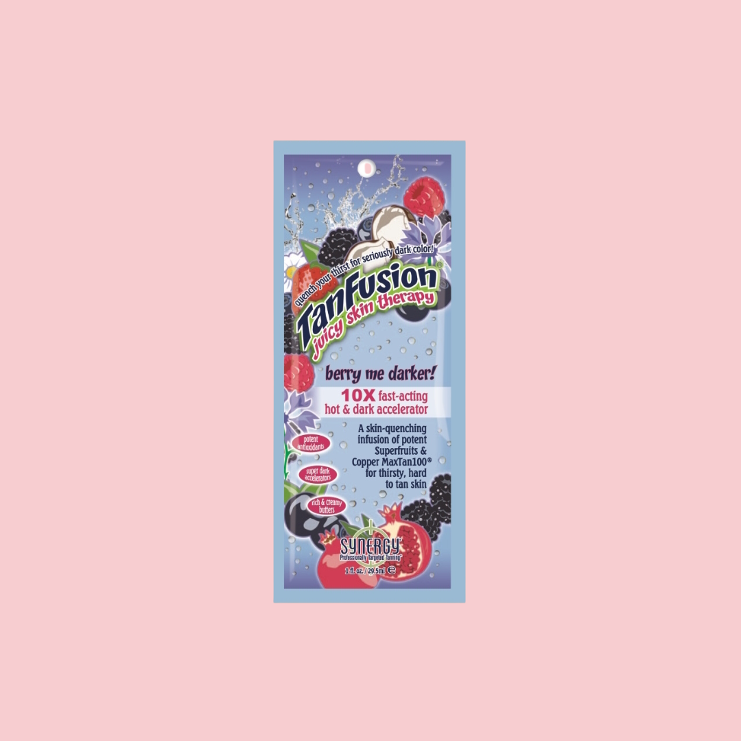Synergy Tan Berry Me Darker! Indoor Tingle Tanning Lotion