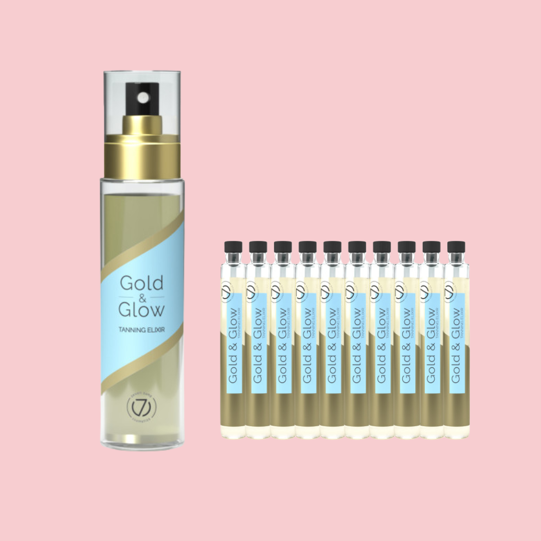 7suns Gold & Glow Dry Tanning Oil