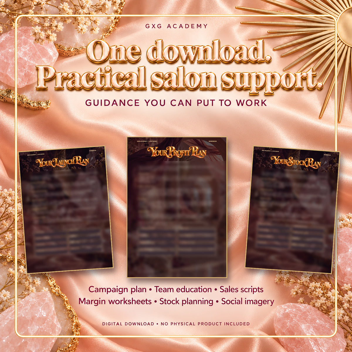 LOVE BOHO Festival Fever™ Complete Salon Marketing, Sales & Profit Pack | Digital Download