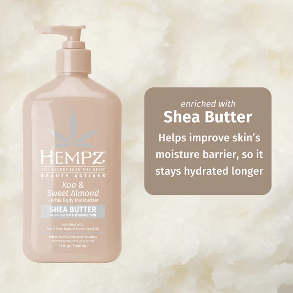 Hempz - Beauty Actives Koa & Sweet Almond Smoothing Herbal Body Moisturiser