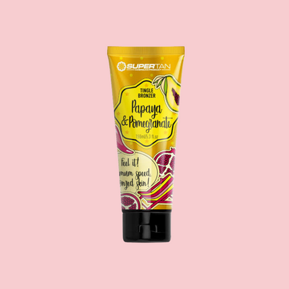 SuperTan - Papaya & Pomegranate Tingle Bronzer Indoor Tanning Lotion