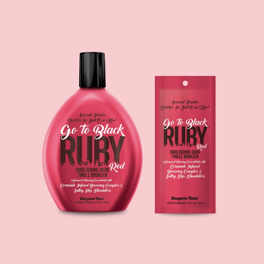 Supre Tan Go To Black Ruby Red Tingle Bronzer
