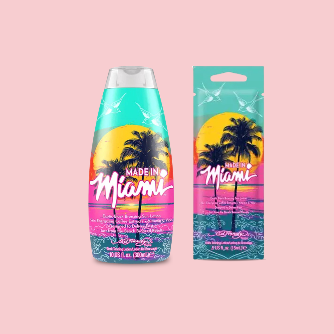 Ed Hardy Made in Miami Indoor Tanning Bronzing Lotion