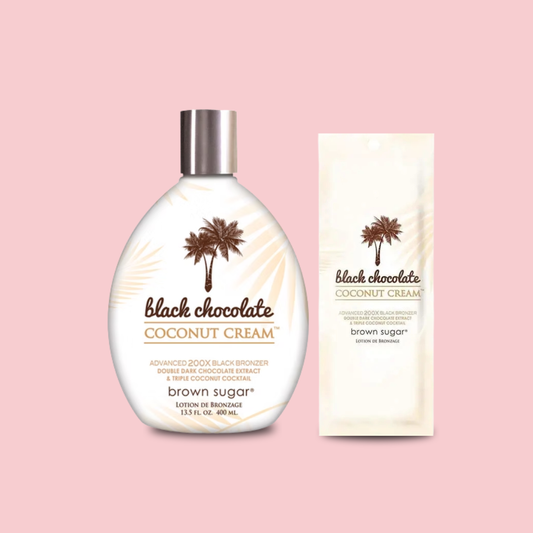 Tan Inc Black Chocolate Coconut Cream Indoor Tanning 200X Bronzer