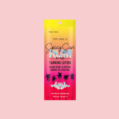 Tan Asz U Spicy Sun Rum Hot Tingle Indoor Tanning Lotion