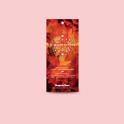 Supre Tan Eruption Molten Hot Dark Tingle Bronzer Indoor Tanning Lotion