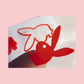 UV Indoor & Outdoor Tanning Stickers 500pc sheets - Bunny Shaped