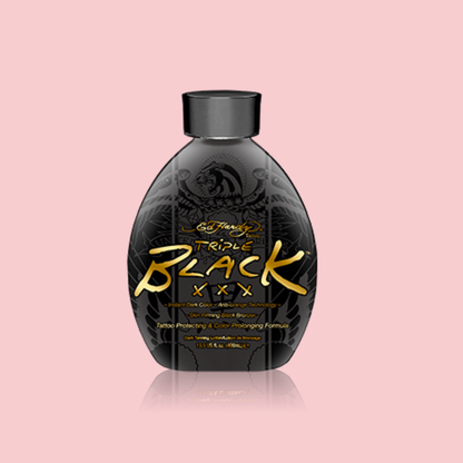 Ed Hardy Triple Black XXX Indoor Tanning Bronzer Lotion
