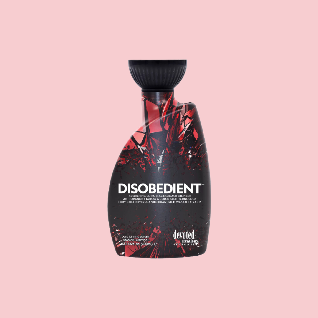 Devoted Creations - Disobedient Ultra-Blazing Black Indoor Tanning Tingle Bronzer Lotion