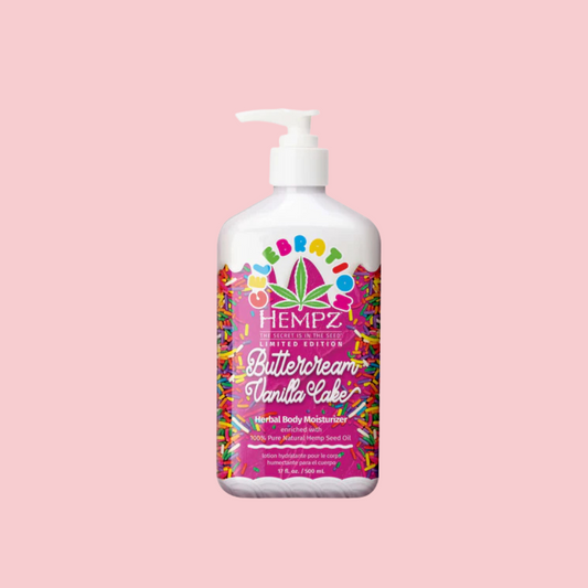 Hempz Celebration Buttercream Vanilla Cake Herbal Body Moisturiser