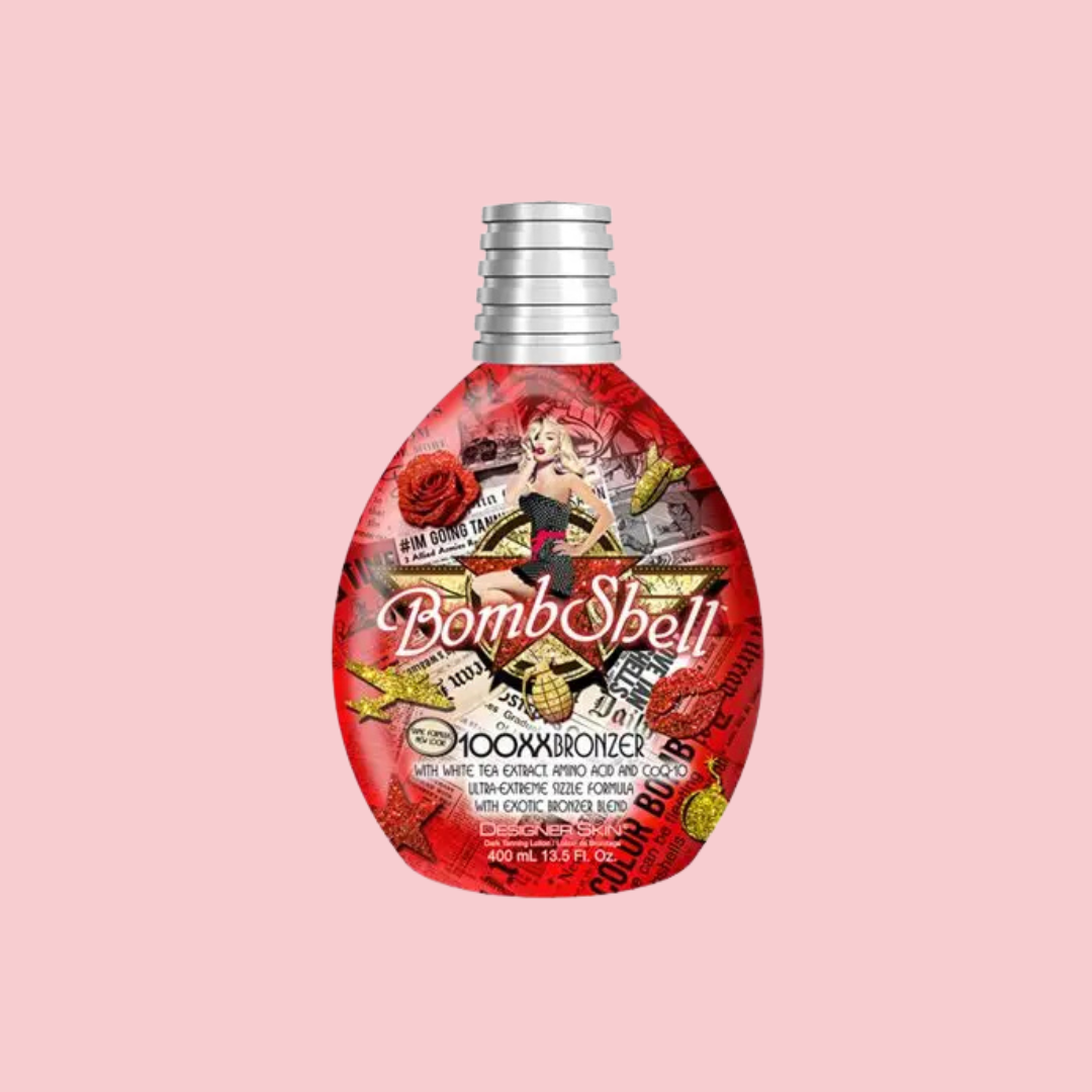 Designer Skin Bombshell 100XX Bronzer Sizzle Tingle Tanning Lotion
