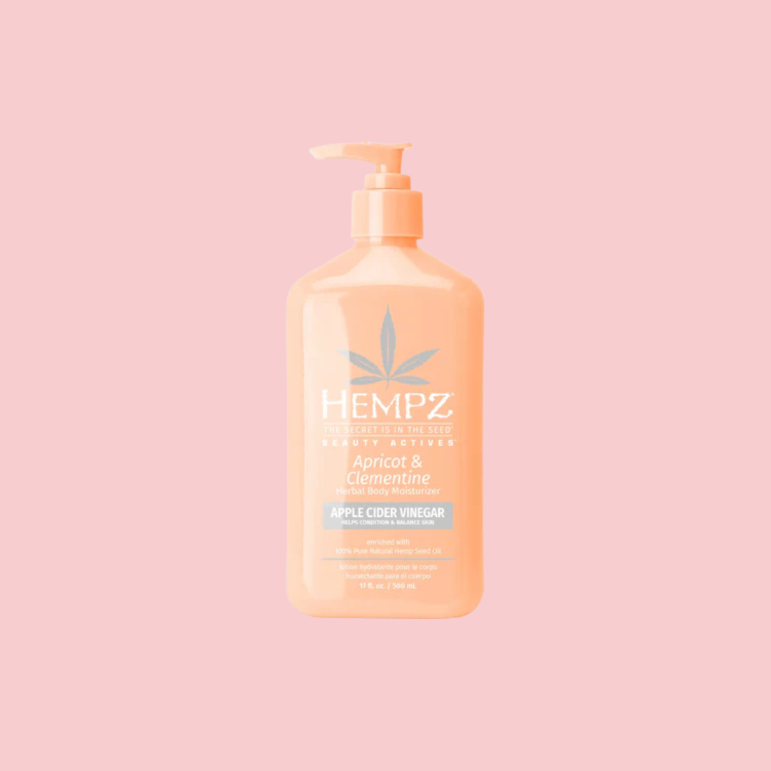 Hempz Apricot & Clementine Smoothing Herbal Body Moisturizer with Balancing Apple Cider Vinegar