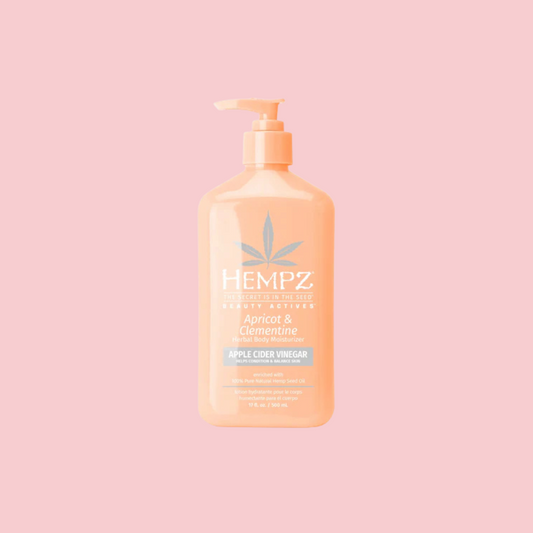Hempz Apricot & Clementine Smoothing Herbal Body Moisturizer with Balancing Apple Cider Vinegar