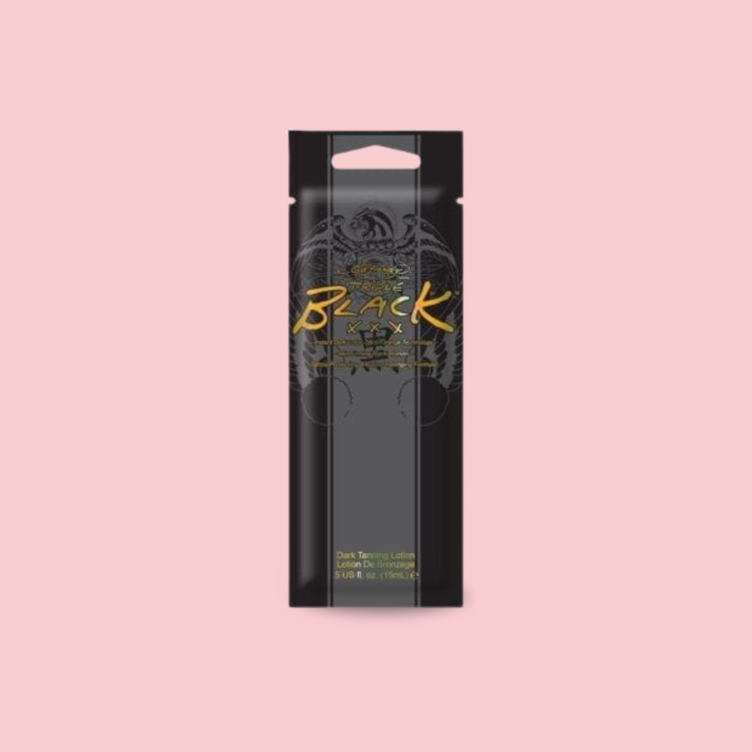Ed Hardy Triple Black XXX Indoor Tanning Bronzer Lotion