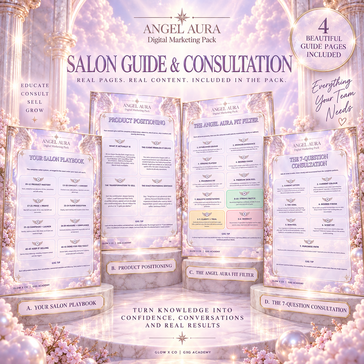ANGEL AURA™ Complete Salon Marketing, Sales & Profit PACK | Digital Download