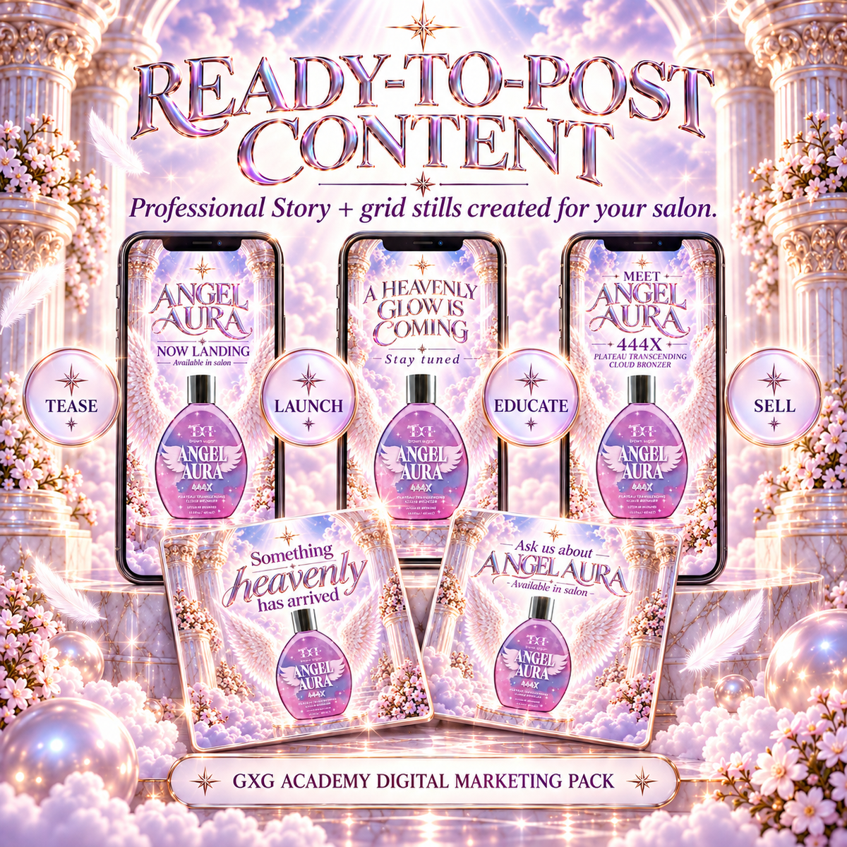ANGEL AURA™ Complete Salon Marketing, Sales & Profit PACK | Digital Download