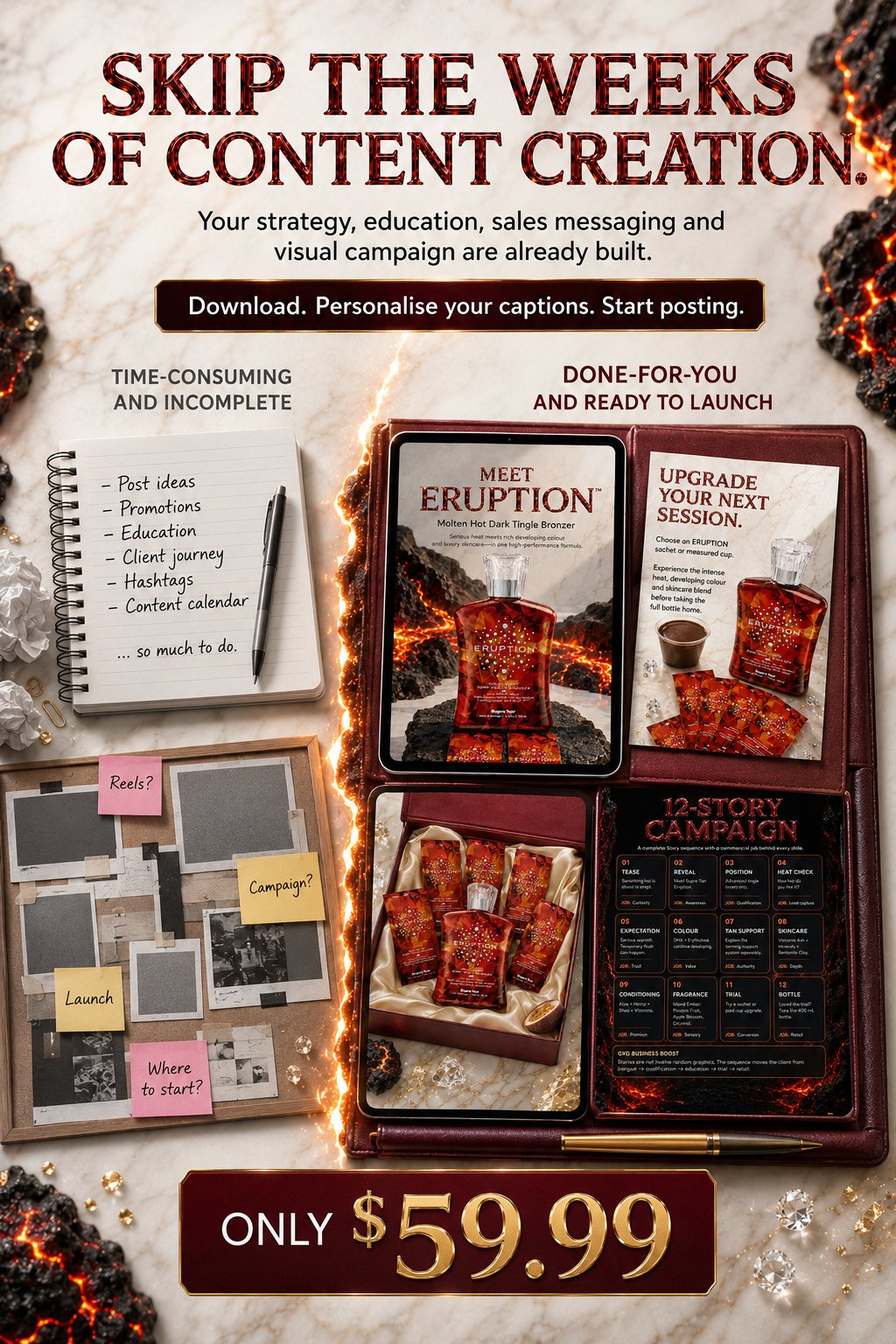 ERUPTION™ Complete Salon Marketing, Sales & Profit Pack | Digital Download