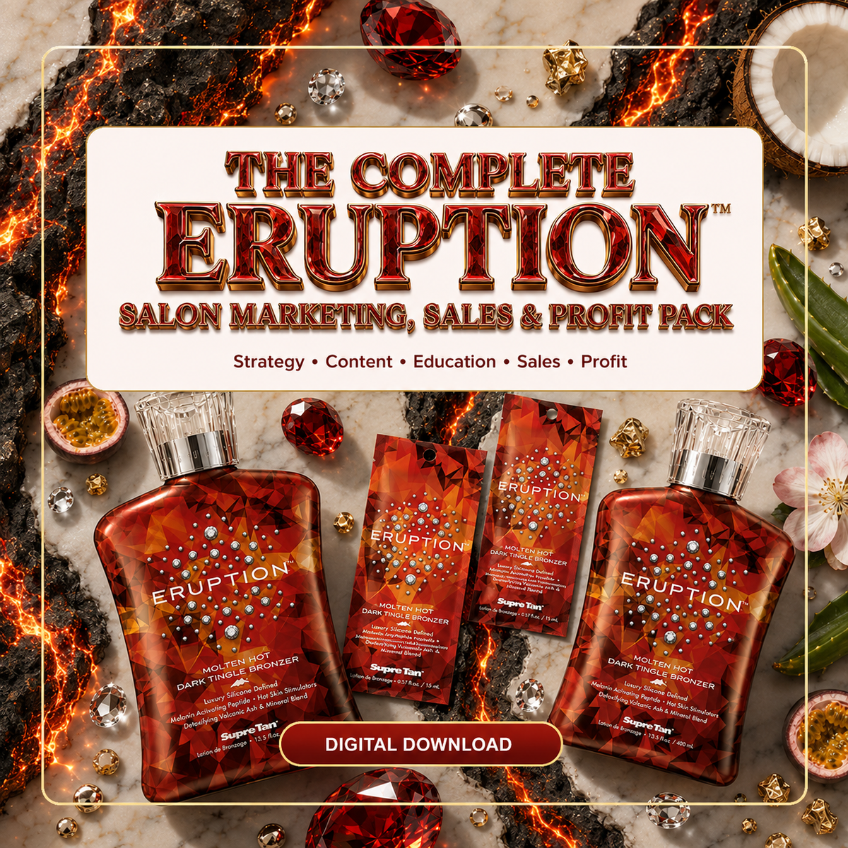 ERUPTION™ Complete Salon Marketing, Sales & Profit Pack | Digital Download