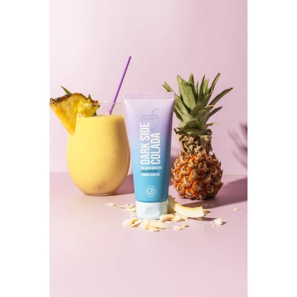 7 Suns Dark Side Colada Collagen delayed Indoor Tanning bronzer